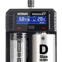 XTAR Rocket SV2 2 Channel FAST Battery Charger